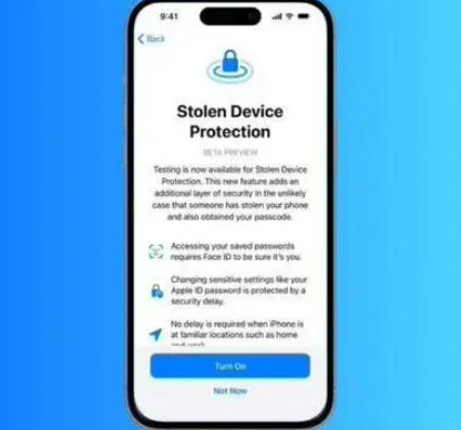 莲湖苹果授权维修店分享被盗设备保护功能开启方法 