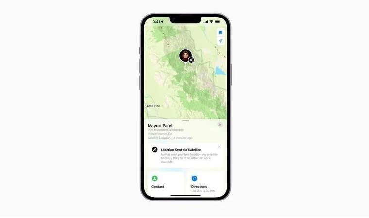 莲湖苹果14维修分享iPhone14系列中 FindMy功能通过卫星分享位置方法教程 